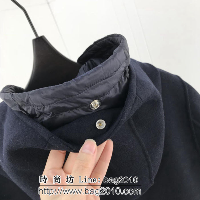 MONCLER蒙口 兩件套 毛呢大衣羽絨 奢華典範 Moncler羽皇可脫卸羽絨羊毛大衣 男女同款 ydi2040